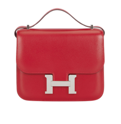 Constance Mini III 18, Veau Tadelakt, Rouge Vif, A(2017)PI969 CK,B/DB, 4*